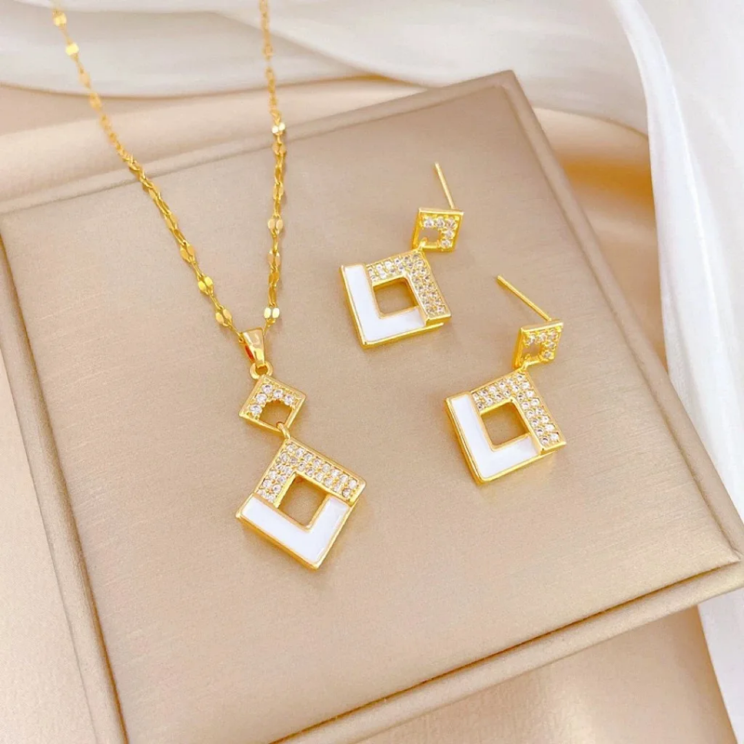 Rectangle Jewelry Set