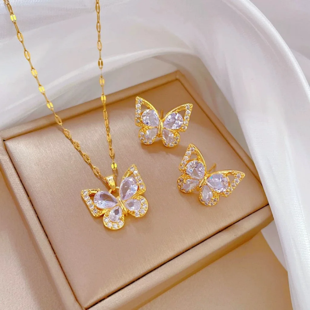 Butterfly Jewelry Set